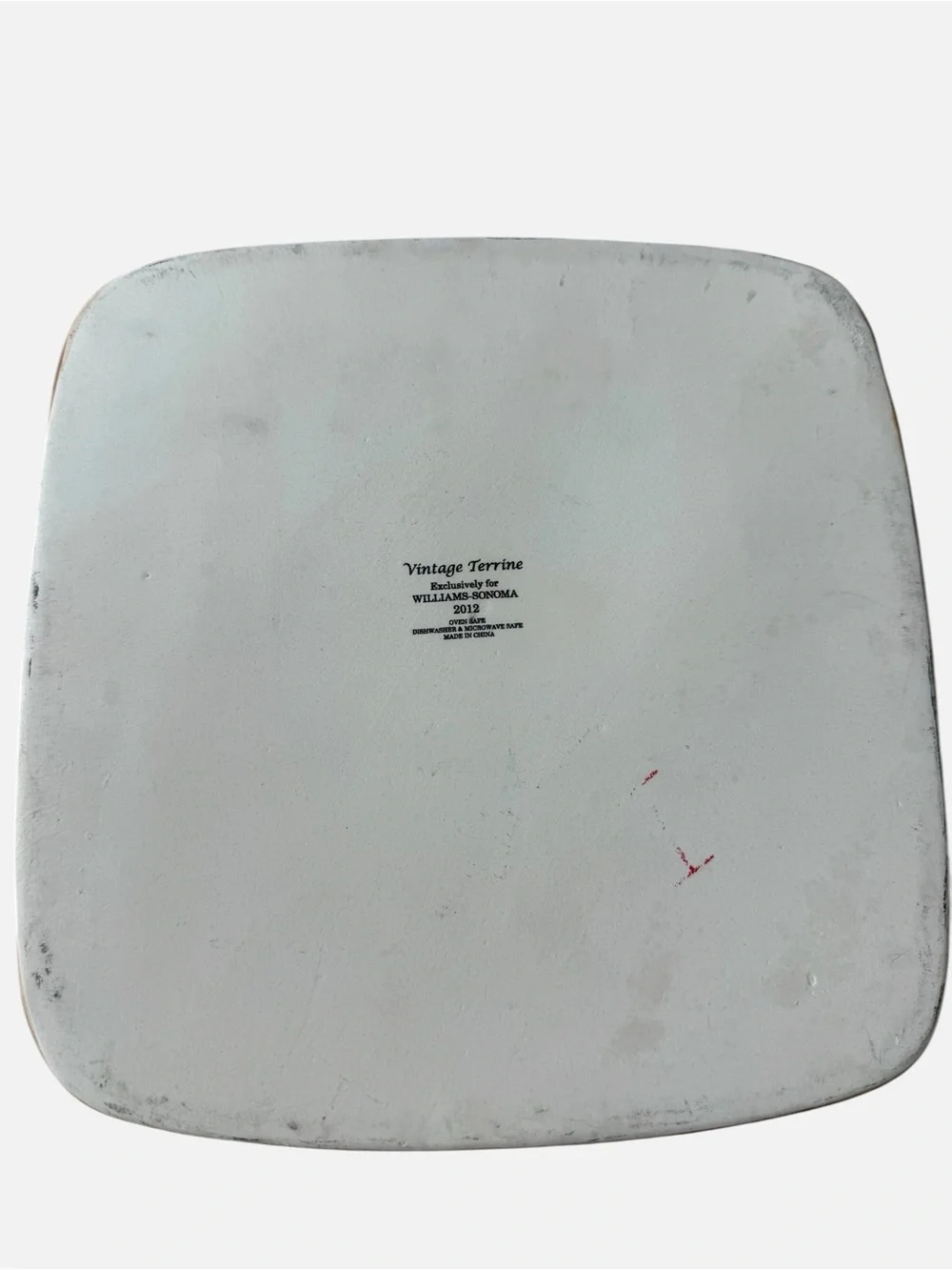 Williams Sonoma Vintage Terrine Covered Baker Stoneware Brown 2012